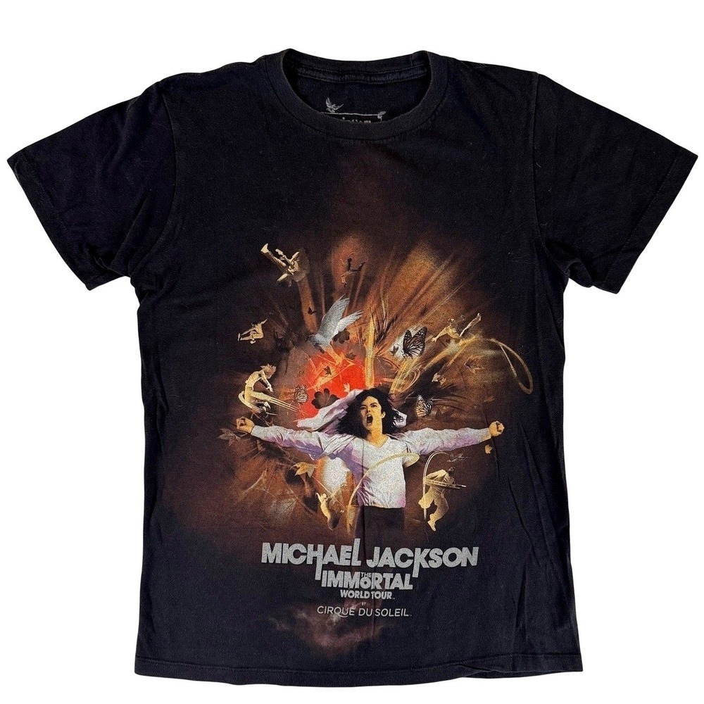 Michael Jackson Cirque du Soleil Immortal World Tour Graphic T-Shirt Size S